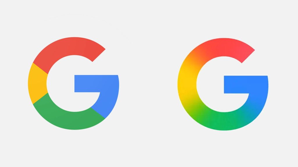 Redesigned Google icon featuring a modern, minimalist look with clean lines and the signature Google colors (blue, red, yellow, and green) arranged in a stylized 'G' shape.