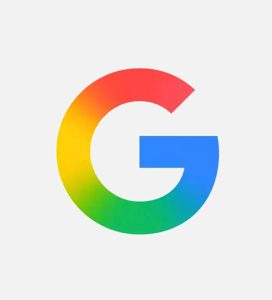 Redesigned Google icon featuring a modern, minimalist look with clean lines and the signature Google colors (blue, red, yellow, and green) arranged in a stylized 'G' shape.